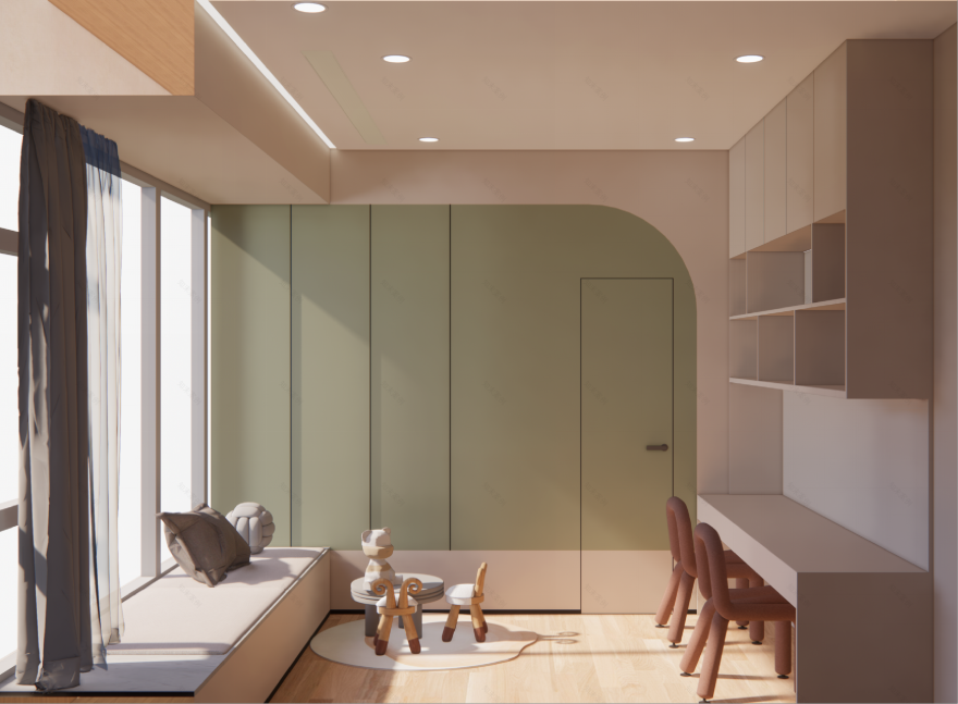 80 后父母打造现代日式互动成长宅-13