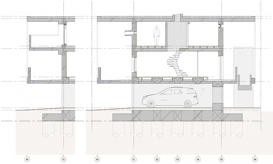 名古屋城附近的混凝土住宅-19