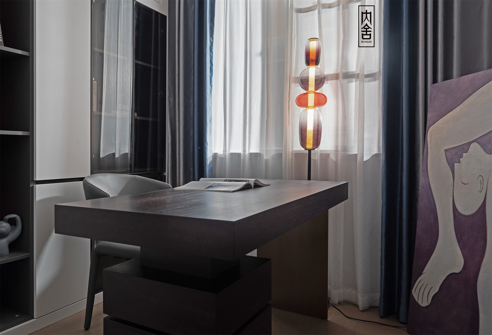 暮 · 89㎡三居室现代简约设计丨内舍软装·申屠翰钰-47