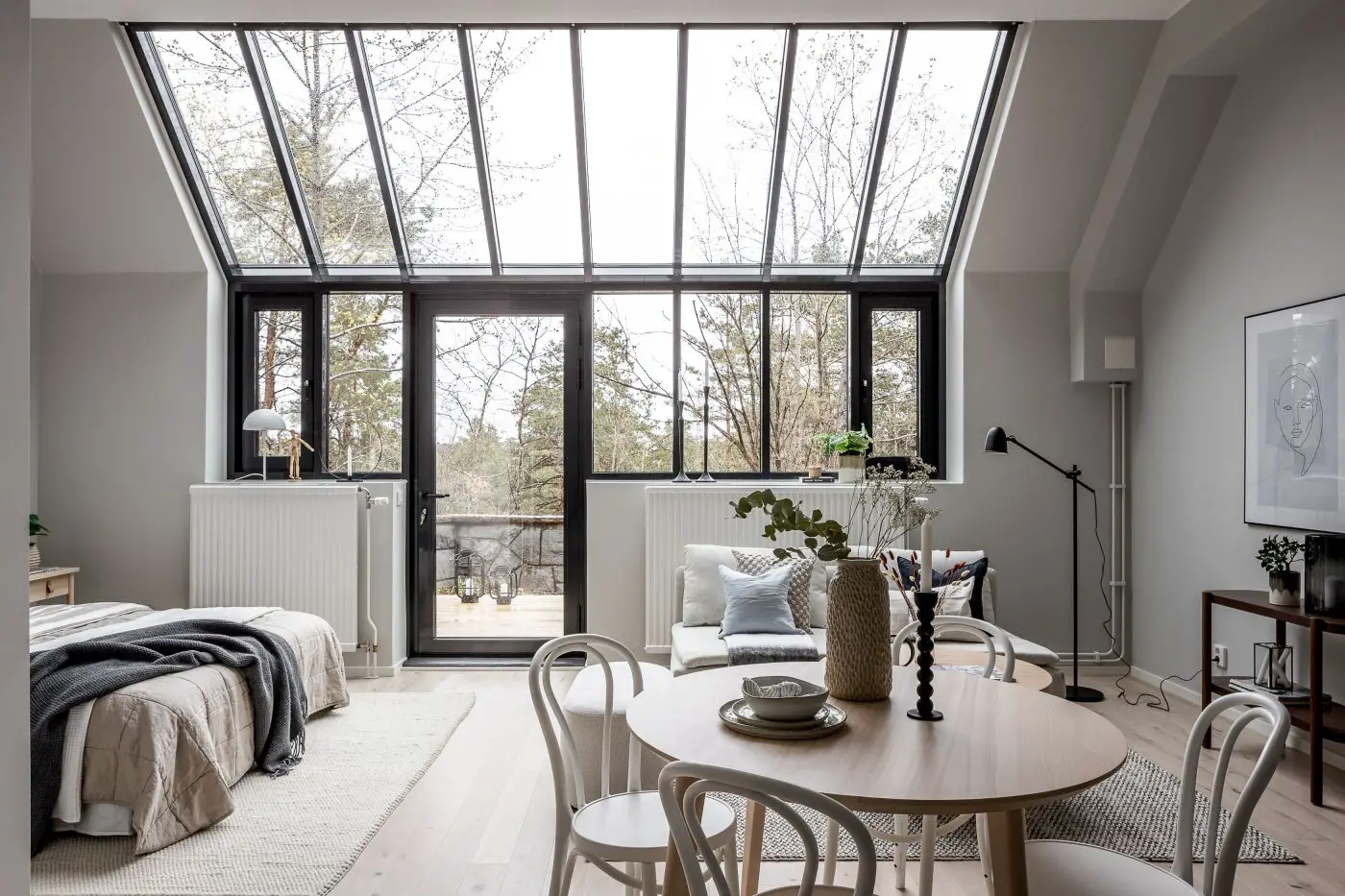 瑞典 43m2 艺术风格大工作室-3