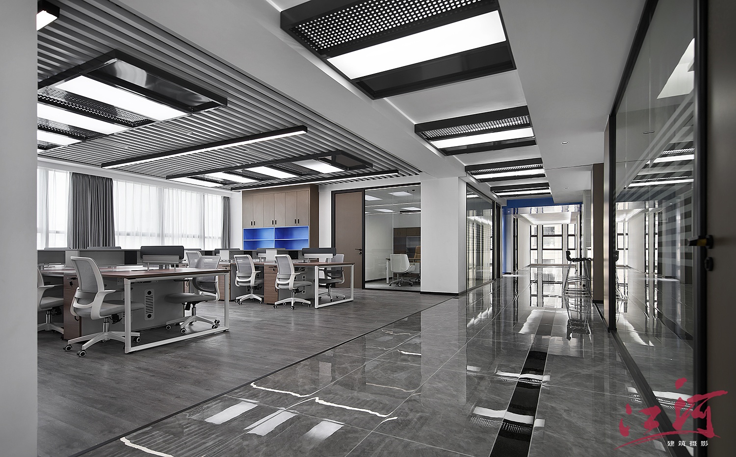 办公楼空间摄影作品 |办公空间摄影｜办公室拍摄｜室内空间摄影-14