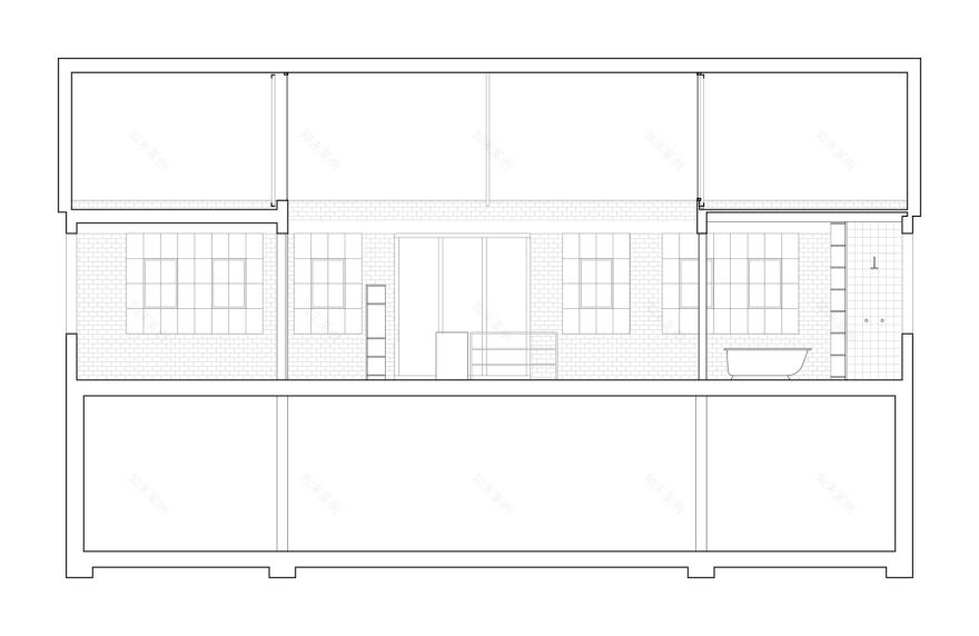 伦敦艺术家工作室住宅,演绎光与空间的对话-43
