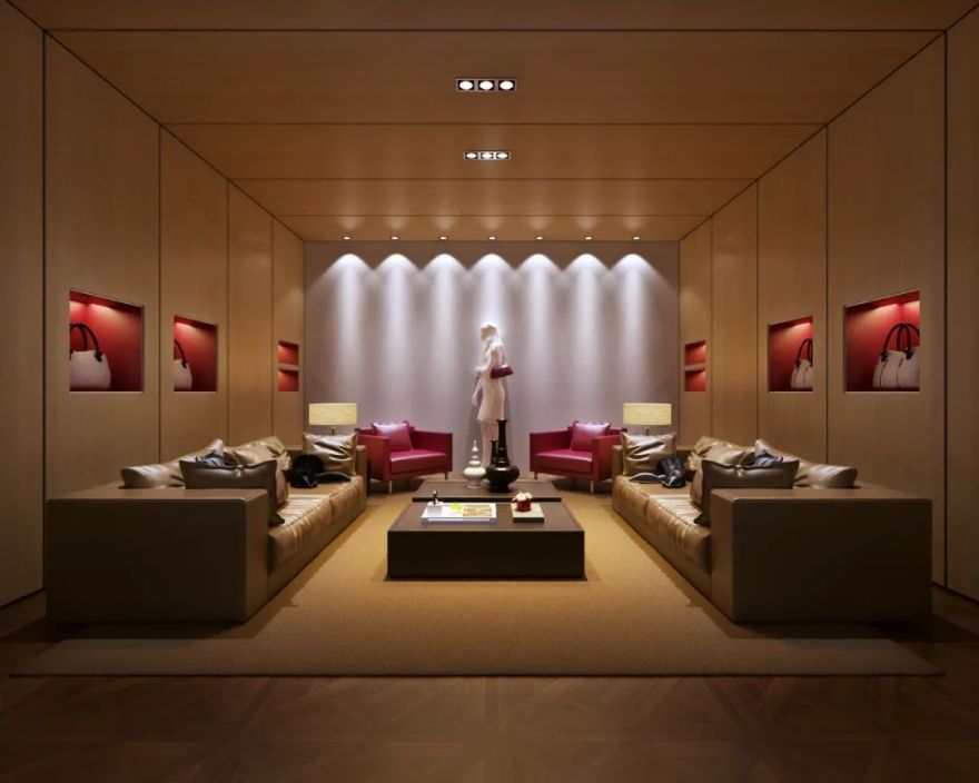 摩登几何,木融设计打造高端奢侈品店-77