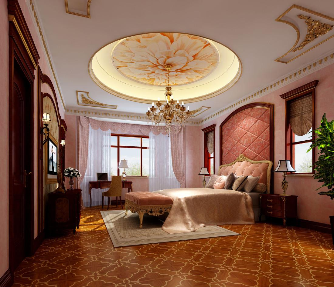 
欧式法式新中式别墅设计作品王文泉107 -5