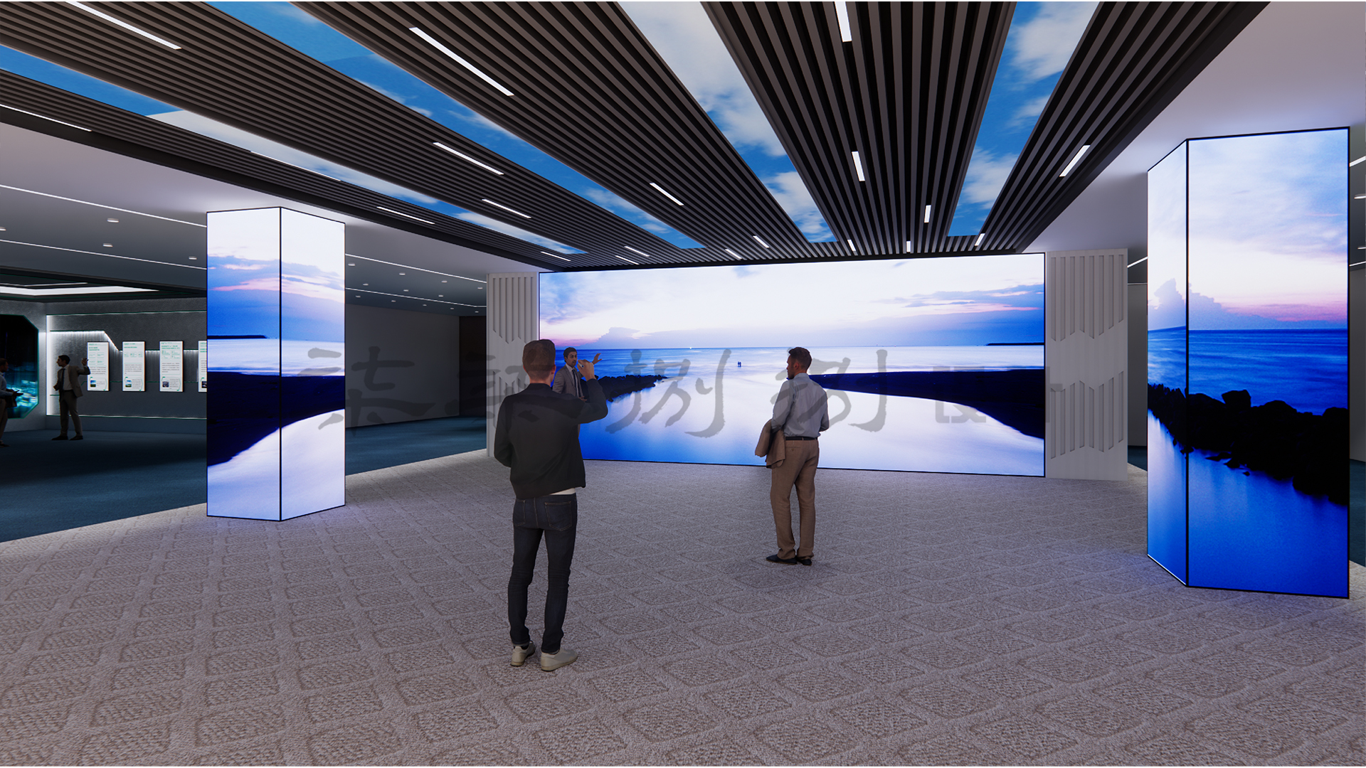 中国绿发总部大堂改造设计  前期方案-2