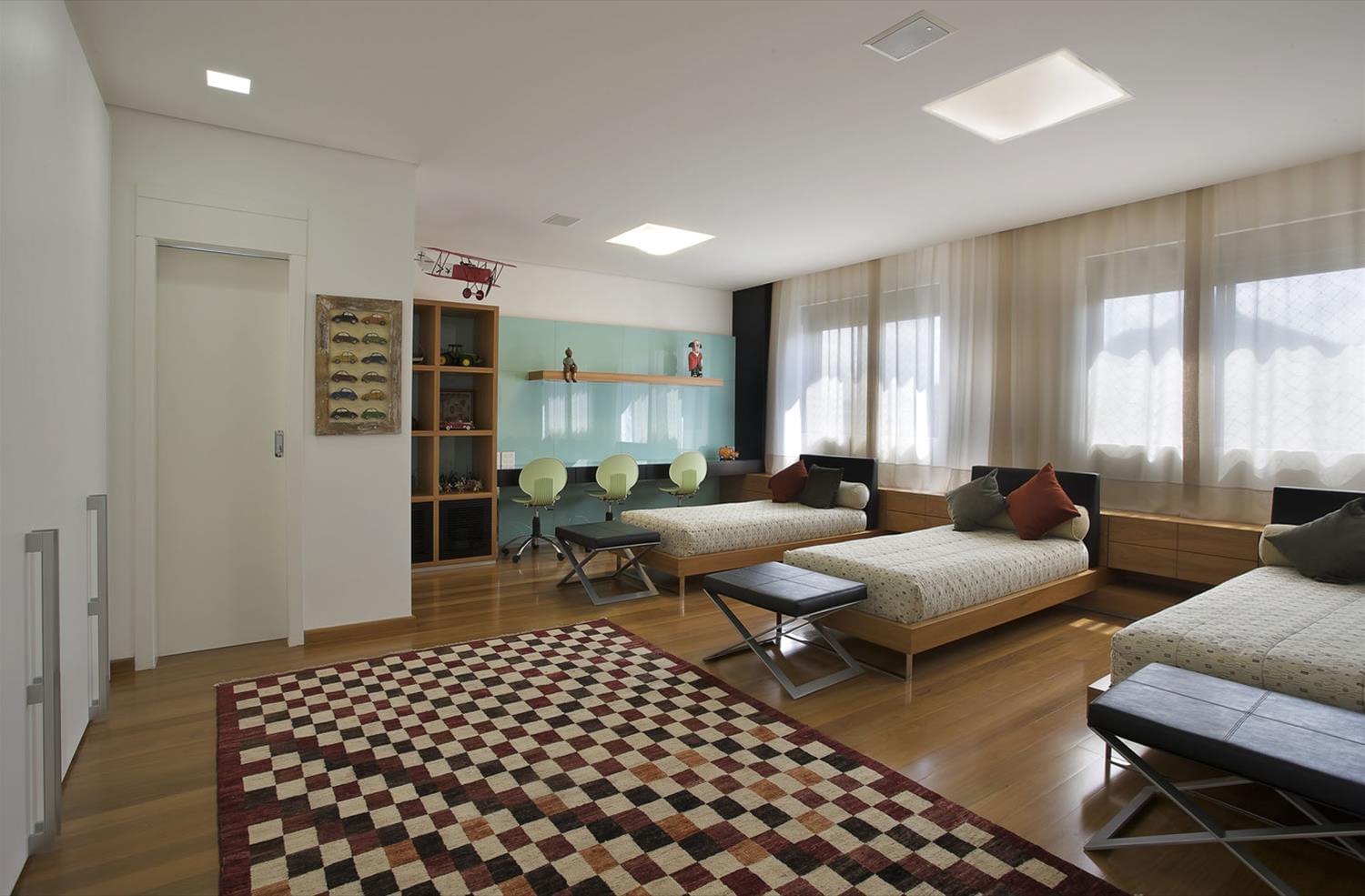 巴西 Beau Rivage 公寓 | 温馨明亮的现代家居设计-6