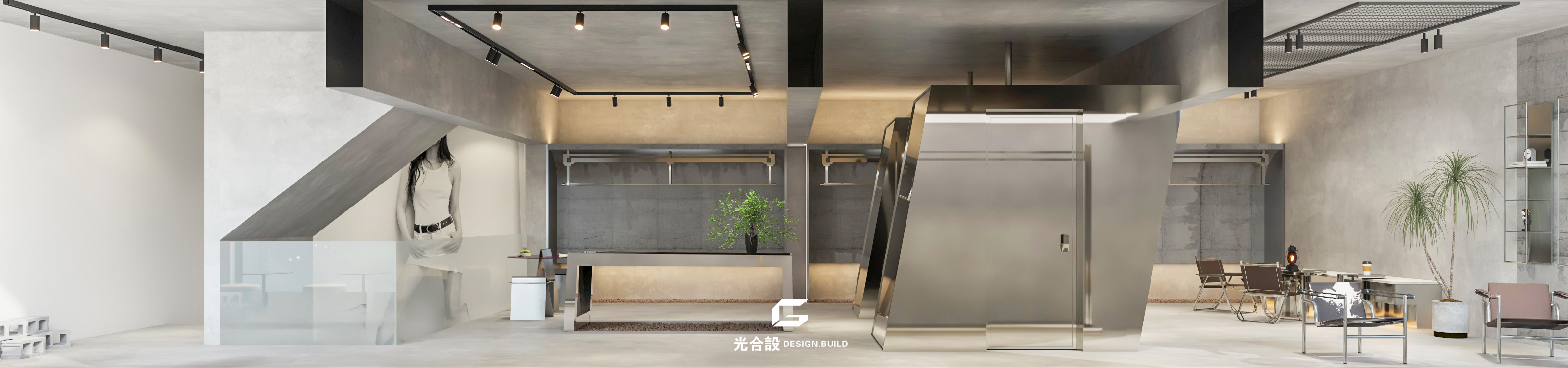 商业空间 咖啡X潮流服装店-17