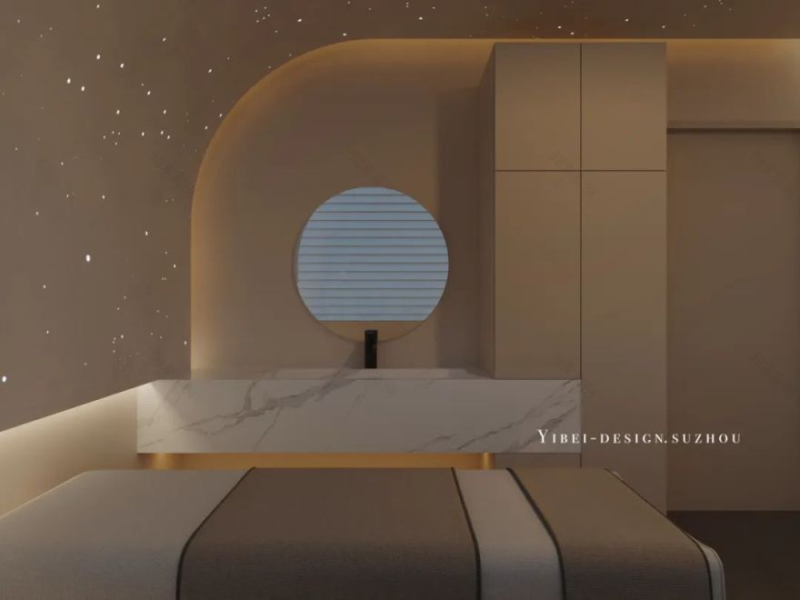 侘寂美学重塑美肤体验丨商业空间设计丨YIBEI DESIGN SUZHOU-23