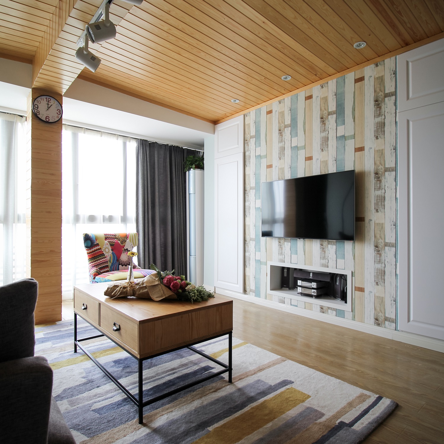 川行设计——小情歌 | 75㎡北欧原木宜家风格两室两厅-16