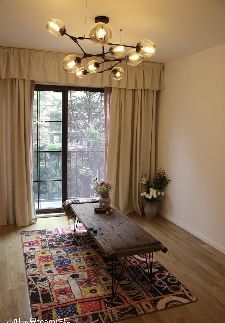 10 公分实木厚板床头柜,85 平米小户型大改造-21