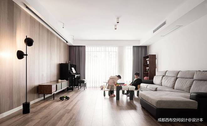 四居及以上156平米装修案例_效果图 - 西布实景 |四口之家：让家变成孩子的乐园 - 设计本-18