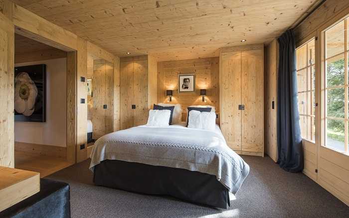 奥地利木屋别墅的现代黑色内饰设计-27