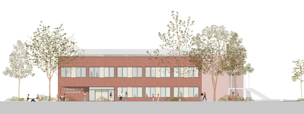 Grundschule Surenland扩建项目丨eins:eins architekten-20