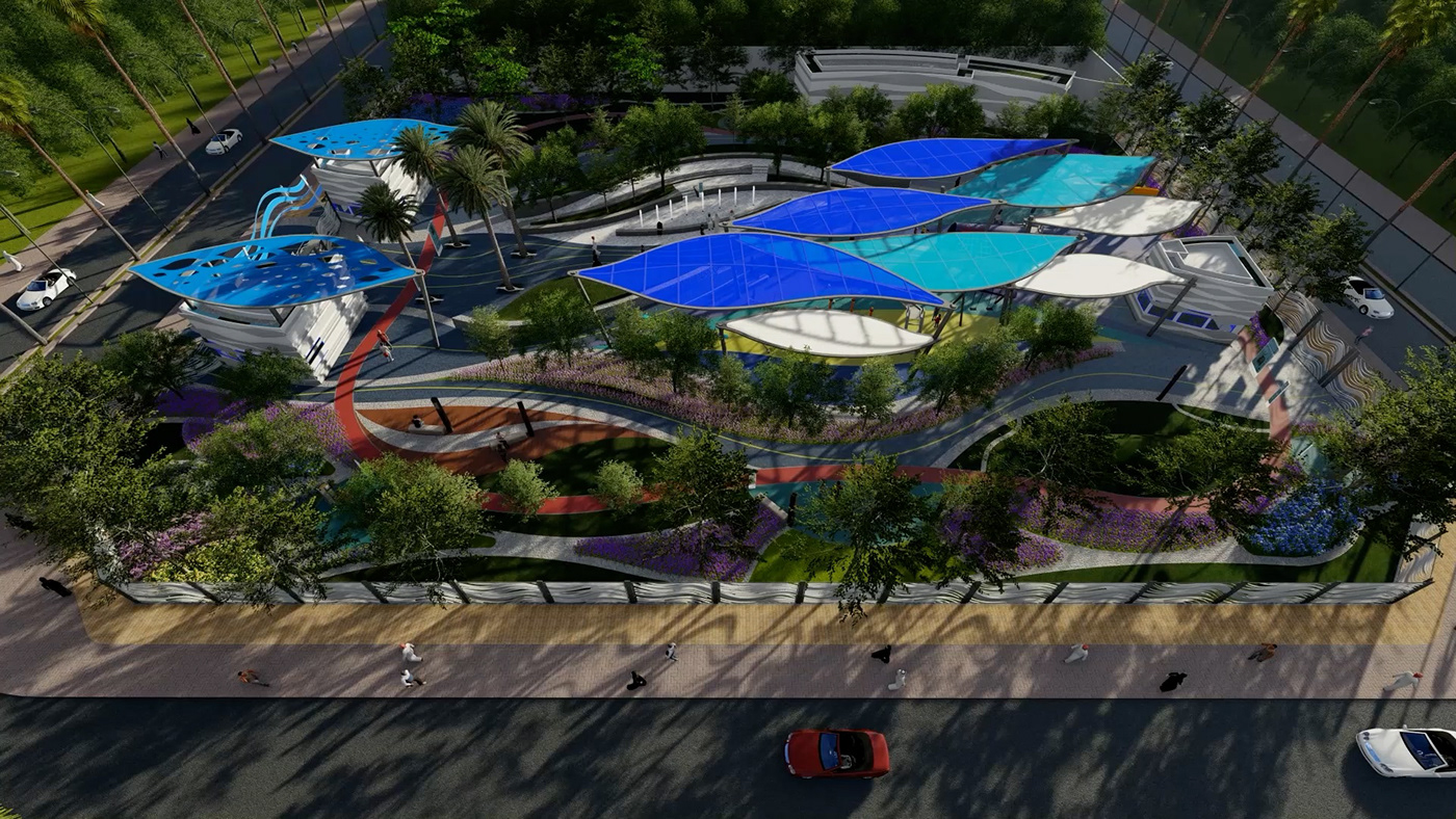 Anastasiya Gushchina丨公园丨Qatar Parks - Archviz-8