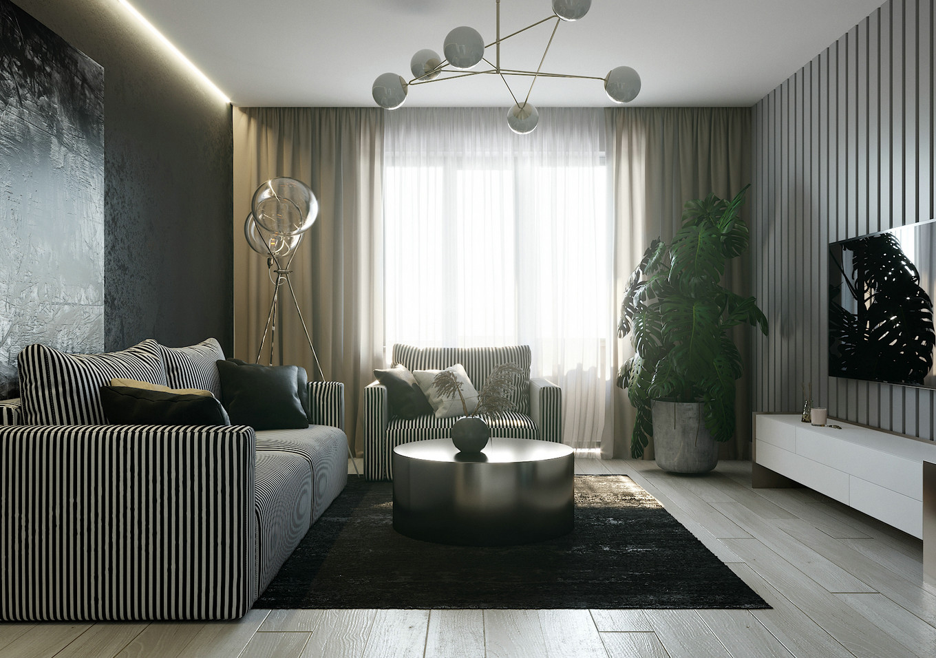 简约北欧风，深色系的高级美！-6