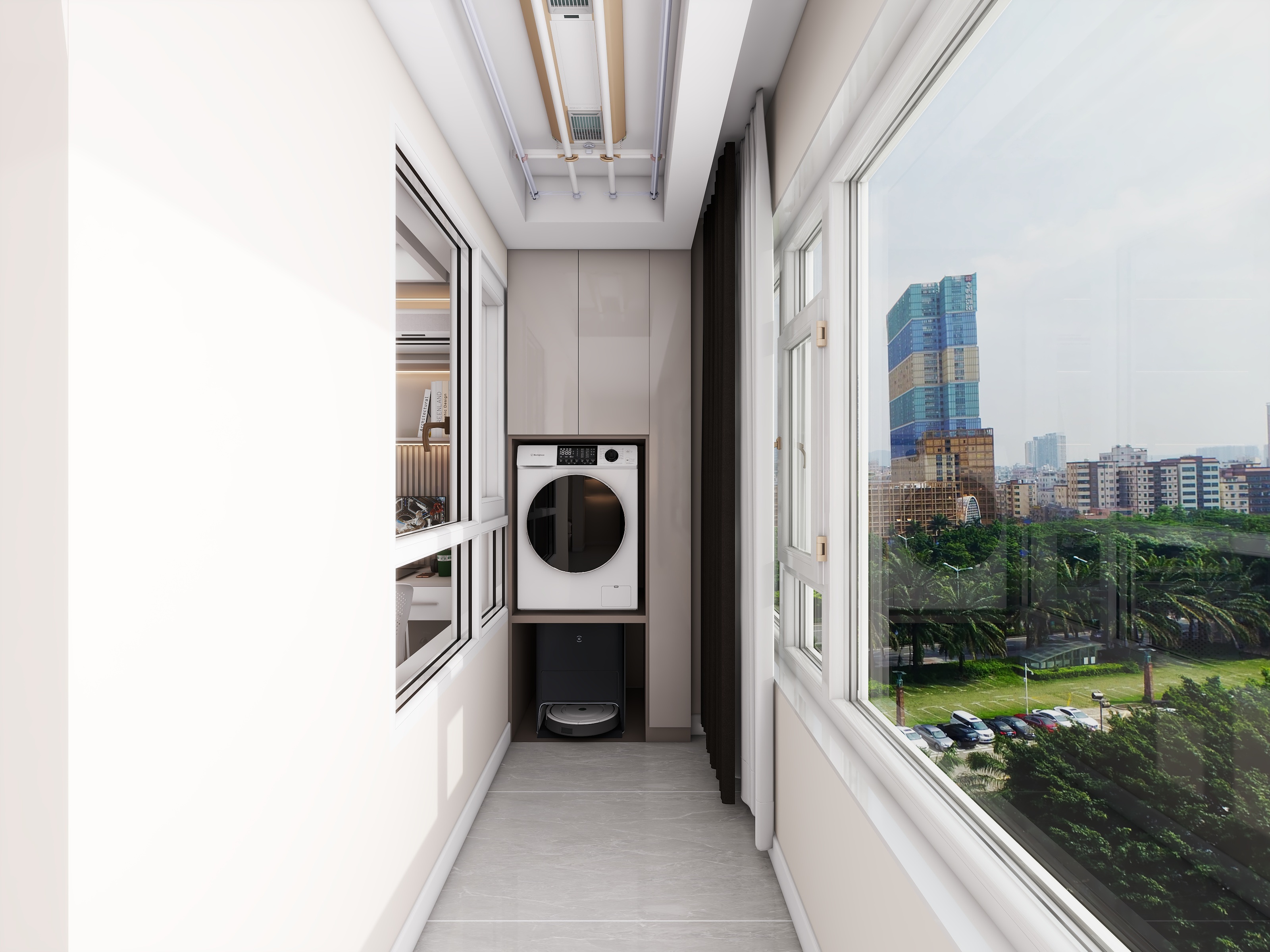 陕西安康万达one（119平方现代简约四居室）-52