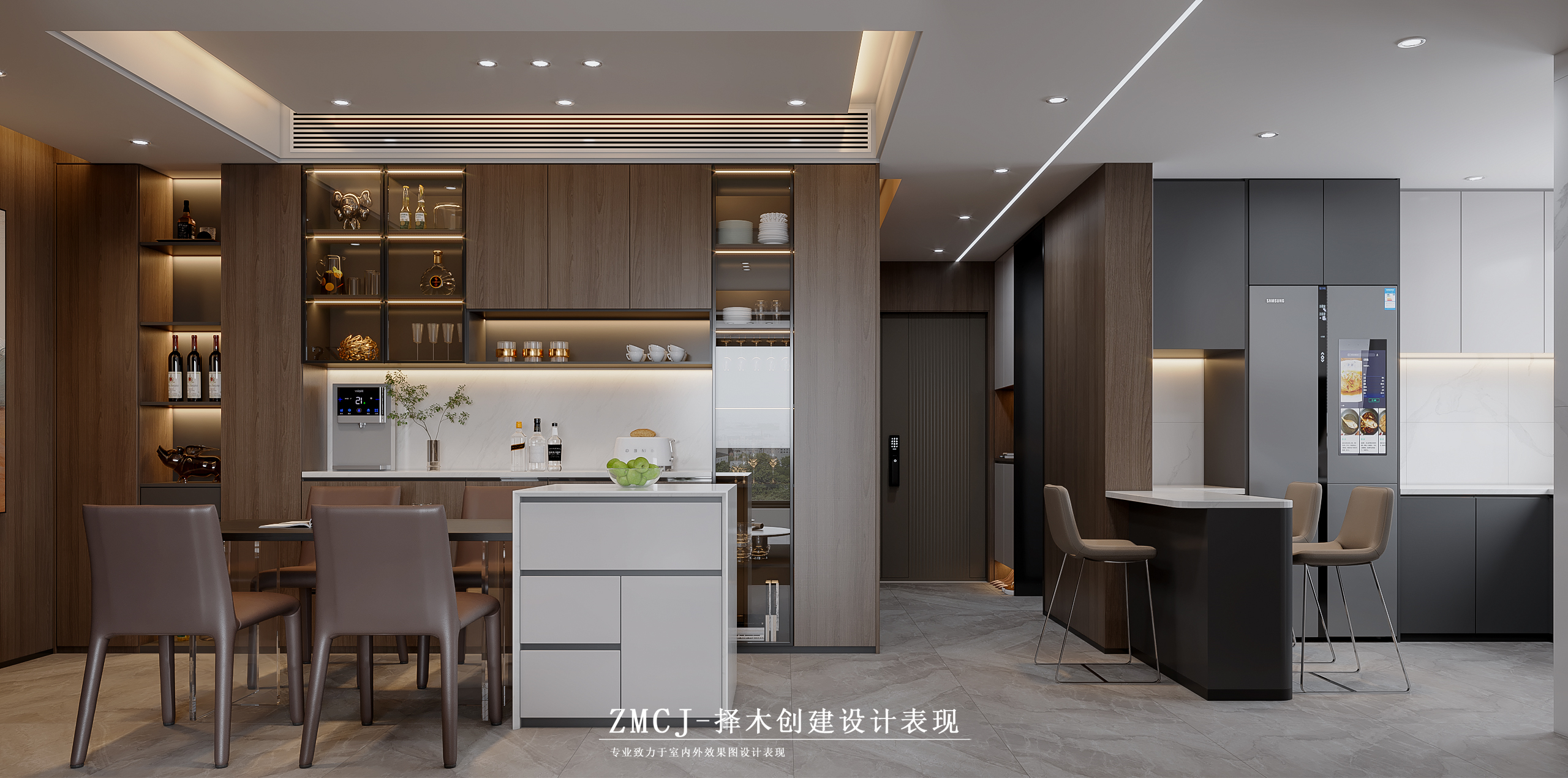 现代轻奢全屋·择木创建新晨效果图-6