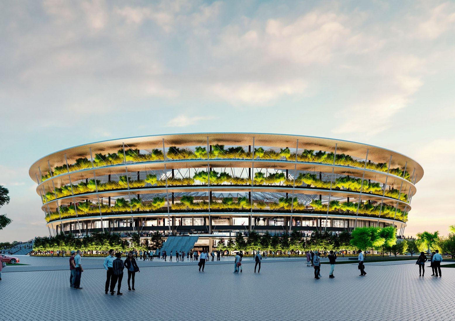 塞尔维亚新国家体育场丨贝尔格莱德丨Fenwick Iribarren Architects-32