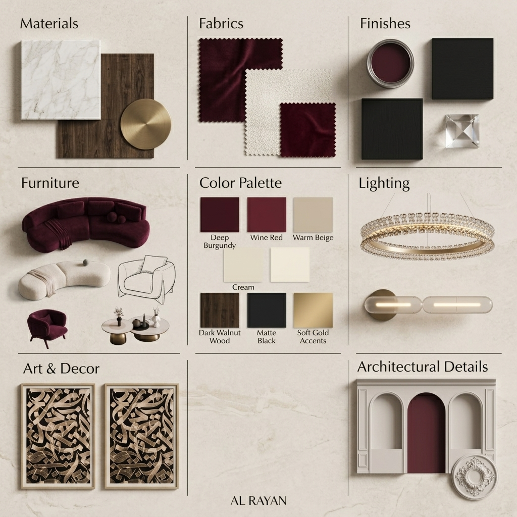 新古典风格客厅设计丨Atef Magdy Atef-15