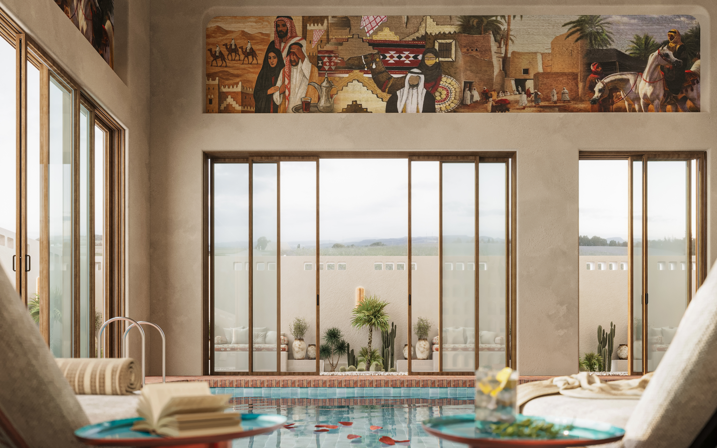 ABHA HOTEL POOL（ABHA酒店泳池）丨沙特阿拉伯丨SHI studio-28
