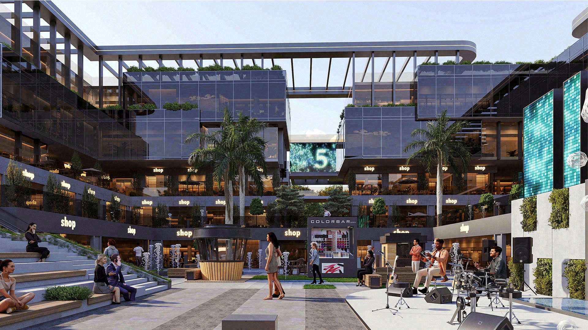 黄金枢纽购物中心丨Hafez Consultants-12