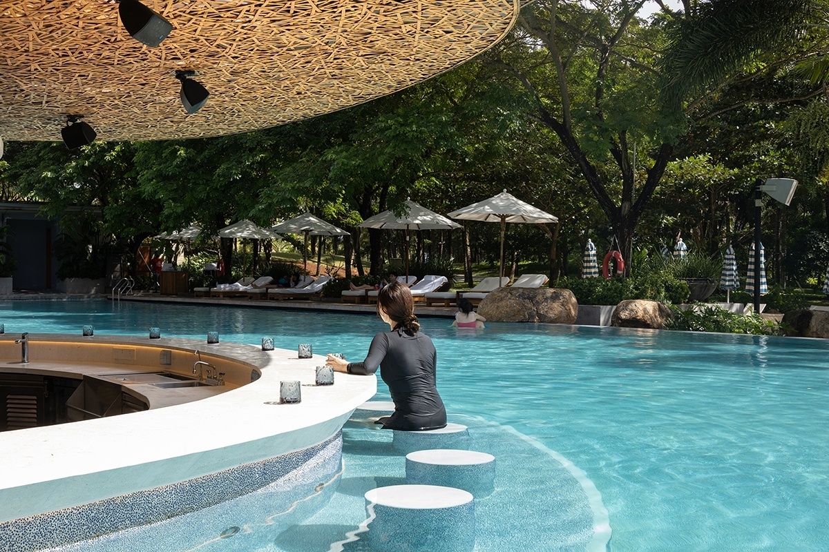 三亚艾迪逊酒店海滩俱乐部丨中国三亚丨万社设计-77