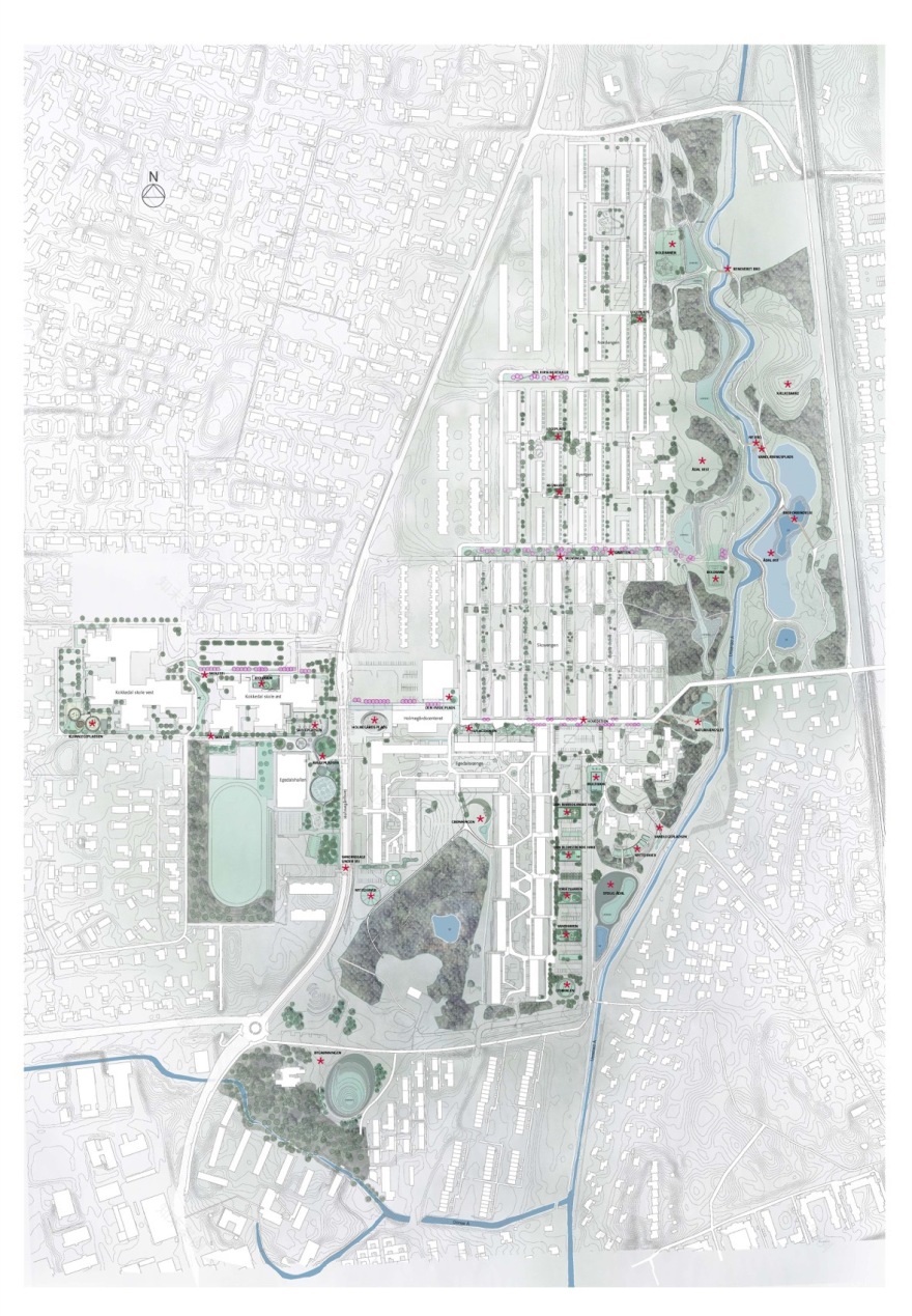 Kokkedal 气候适应城市游乐场丨丹麦丨Schønherr-67