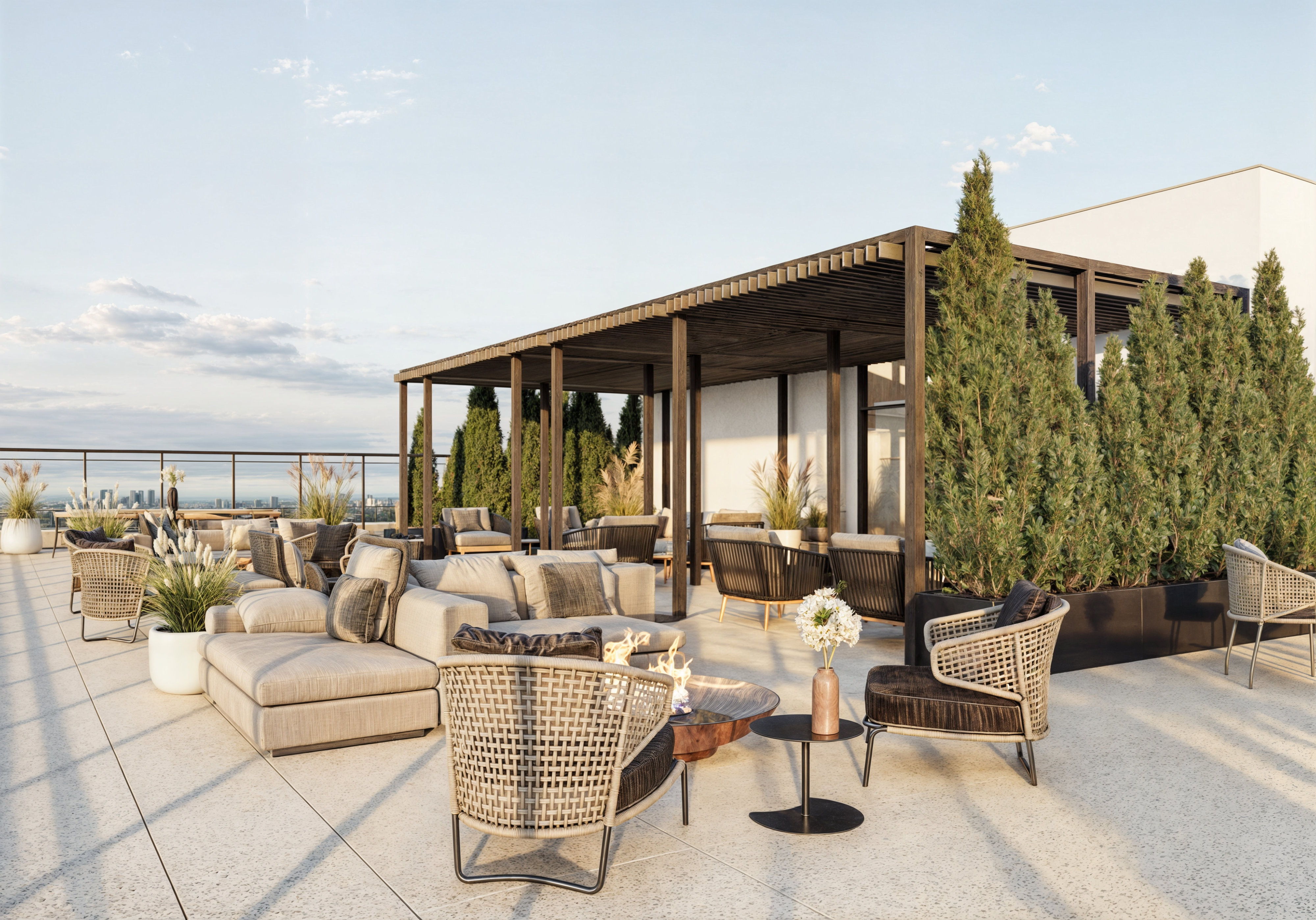 Urban Rooftop Retreat l 3D Architectural Visualization-11