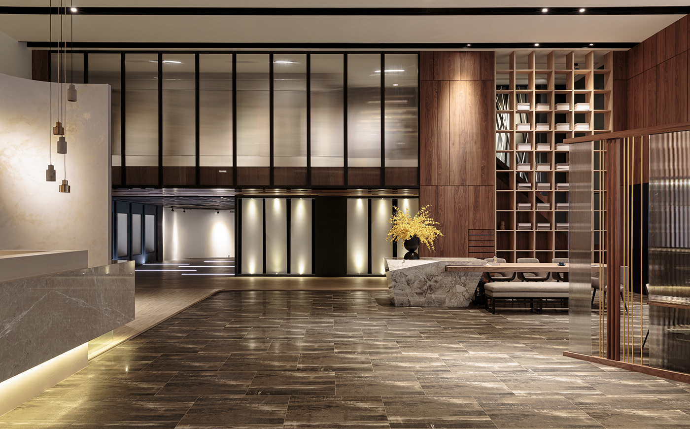 售楼处接待空间设计丨安乔文创 谦品设计-4