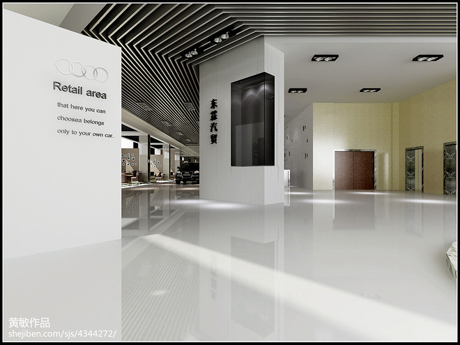 湖南永通,东霖汽贸汽车展厅装修项目-12