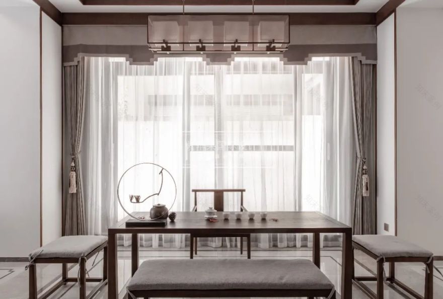 乡鸭湖新中式家居 | 罗智大师的含蓄温柔之作-34