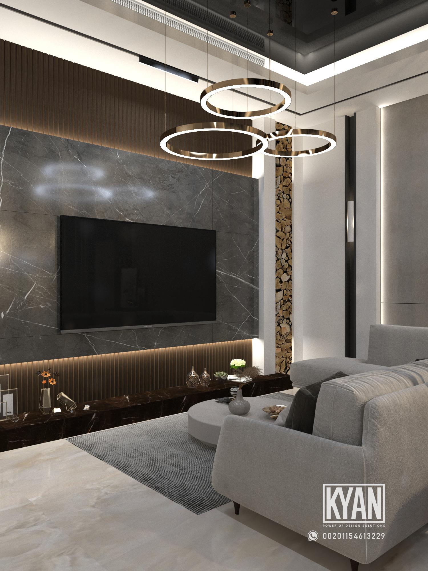 Modern Living Area صالة عائلية مودرن-4