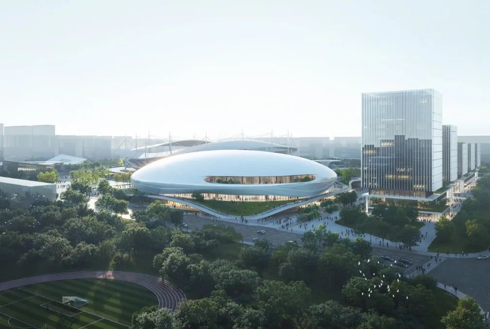 台州市体育馆建筑方案设计丨中国台州丨PTW Architects,浙江省建筑设计研究院有限公司-45