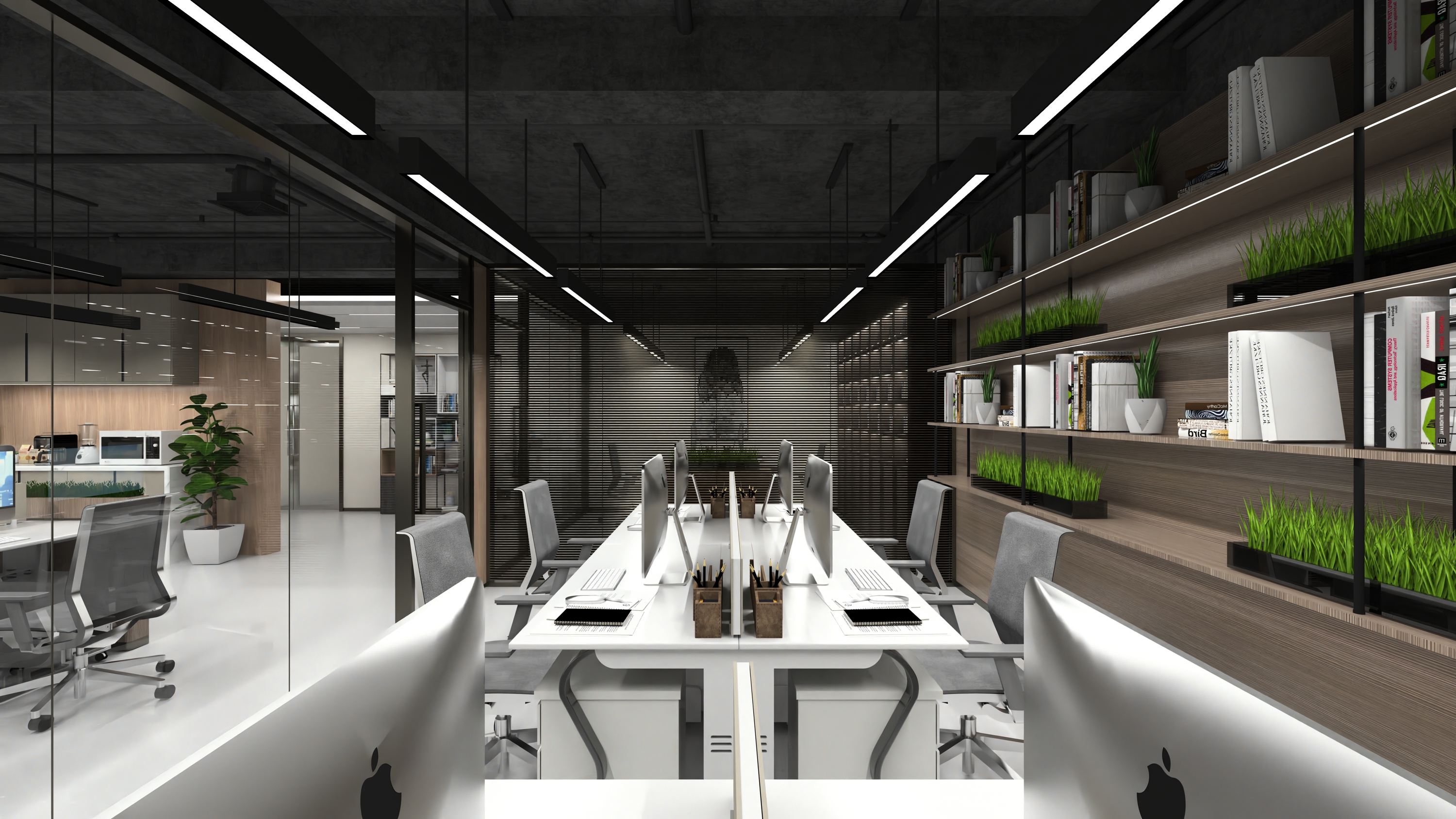 大学生创业中心办公室改造-7