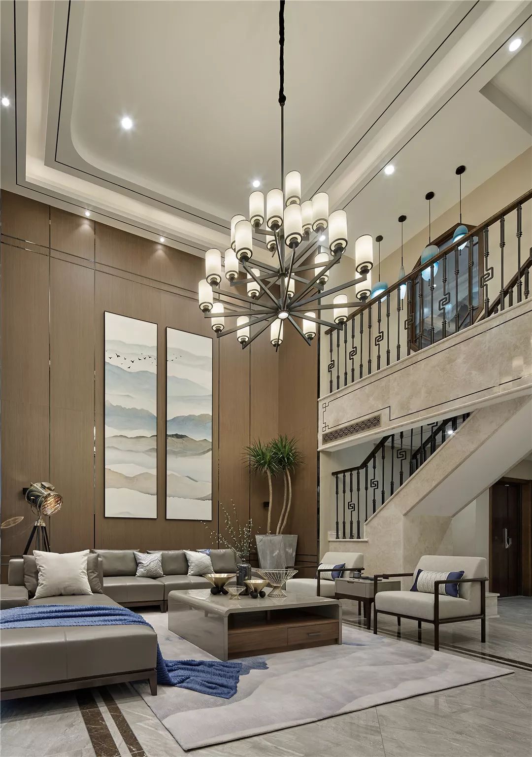 《远山黛》新中式风格家居设计,演绎传统与现代的完美碰撞-6