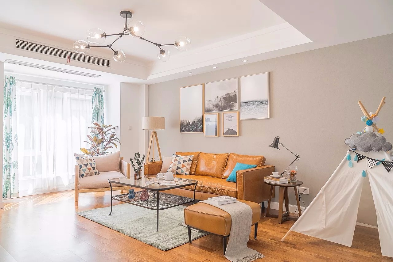 温暖北欧，时尚木质空间-0