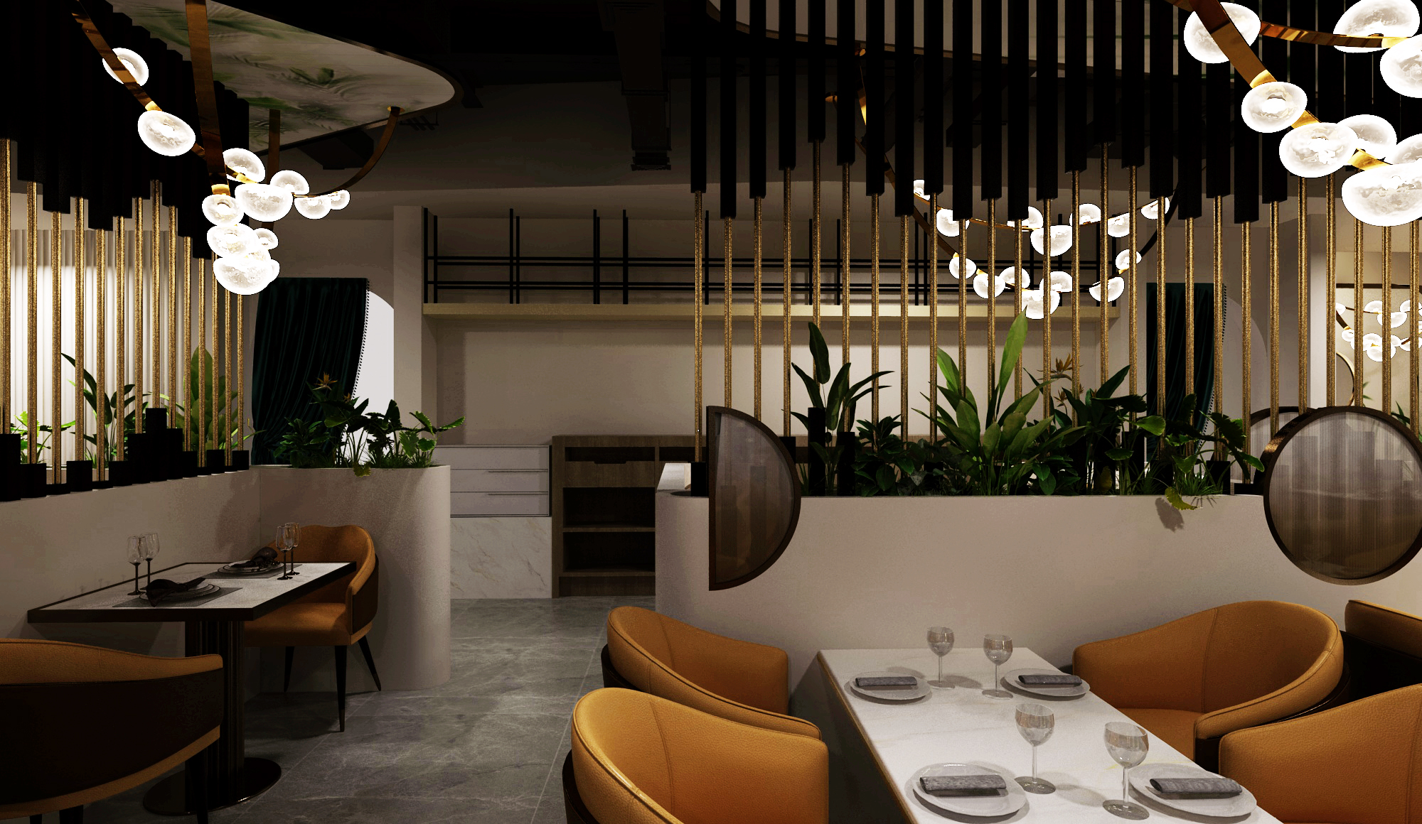 斗牛星选店铺工装设计3D效果图-6