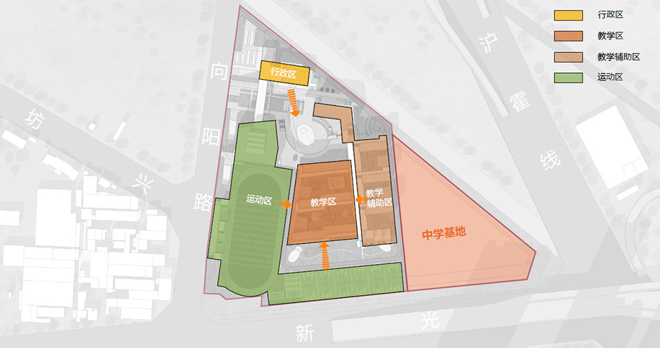 无锡市新吴区新坊实验中学丨中国无锡丨c+d设计中心-15