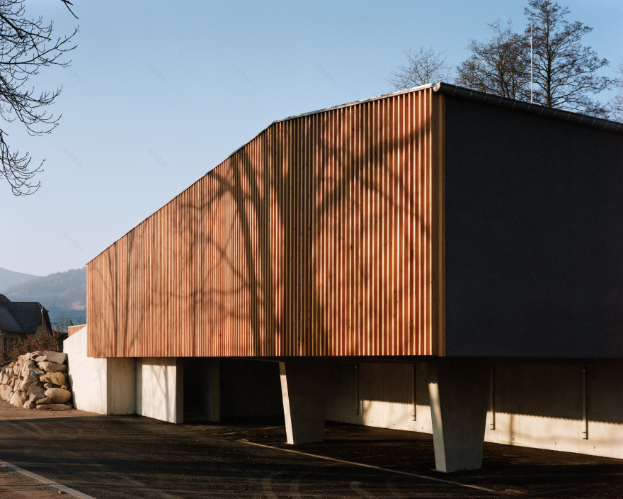 Metzeral 消防站 | 自然与功能完美融合-1