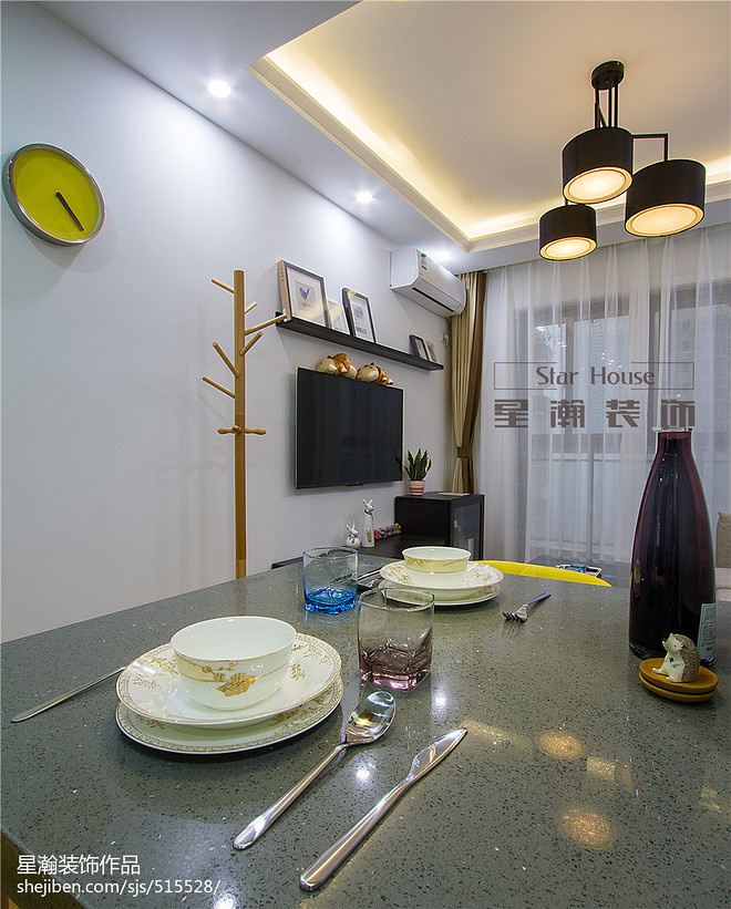 6万元一居45平米装修案例·森系文艺范·【花开荼蘼】-19