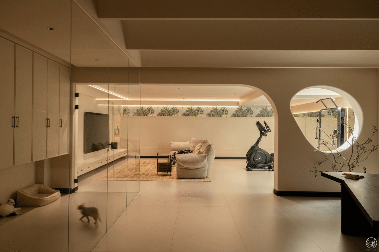 300㎡跃层，在光与曲线里，把生活安稳下来-26