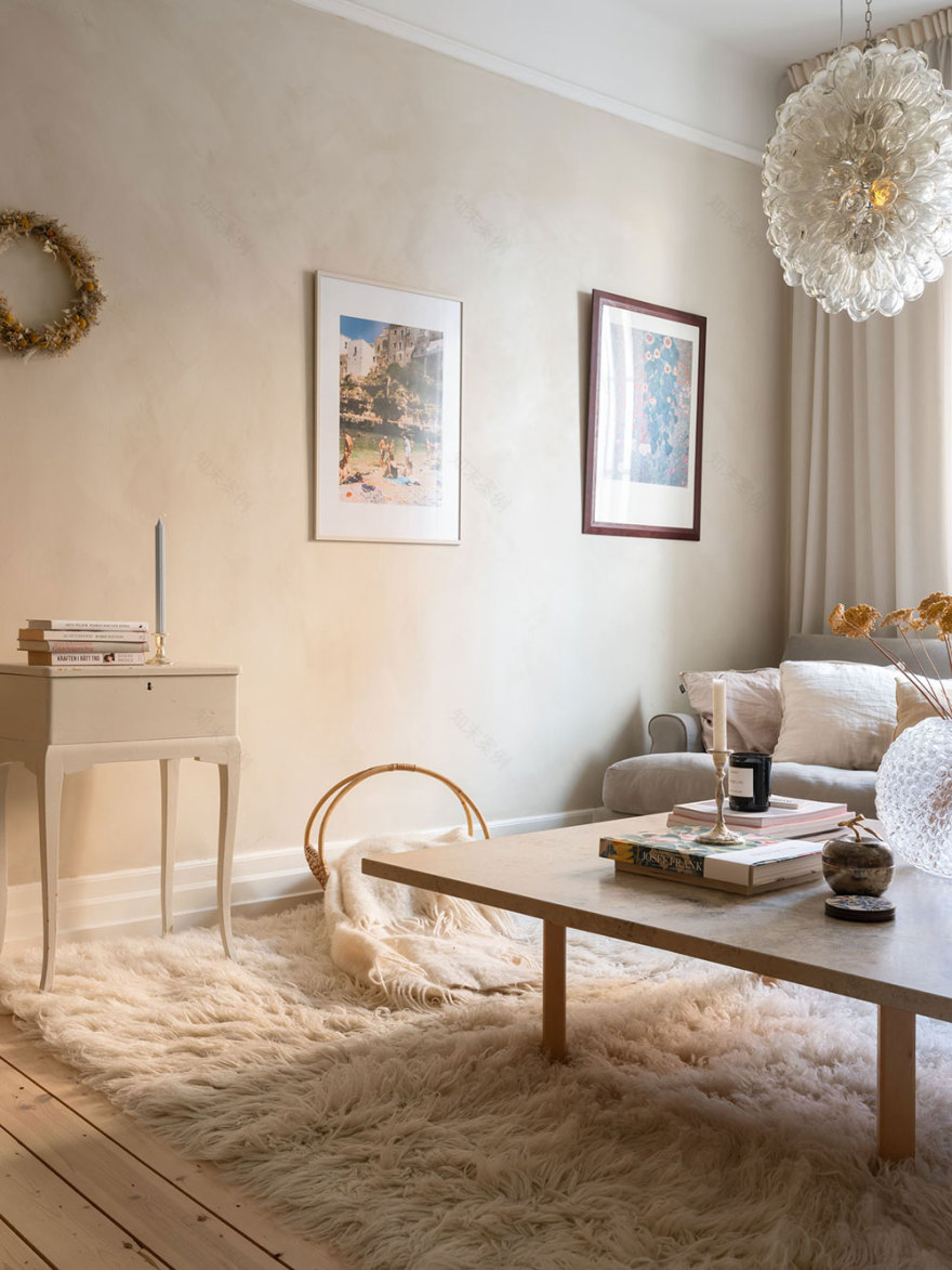 自然与复古 | 斯德哥尔摩温馨公寓设计-10