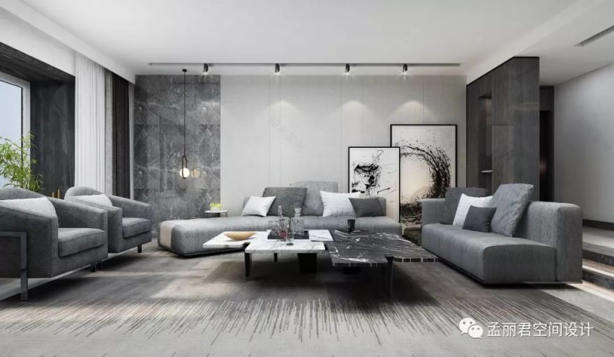 "Deni 的现代极简家居 | 黑白灰的定制生活"-11