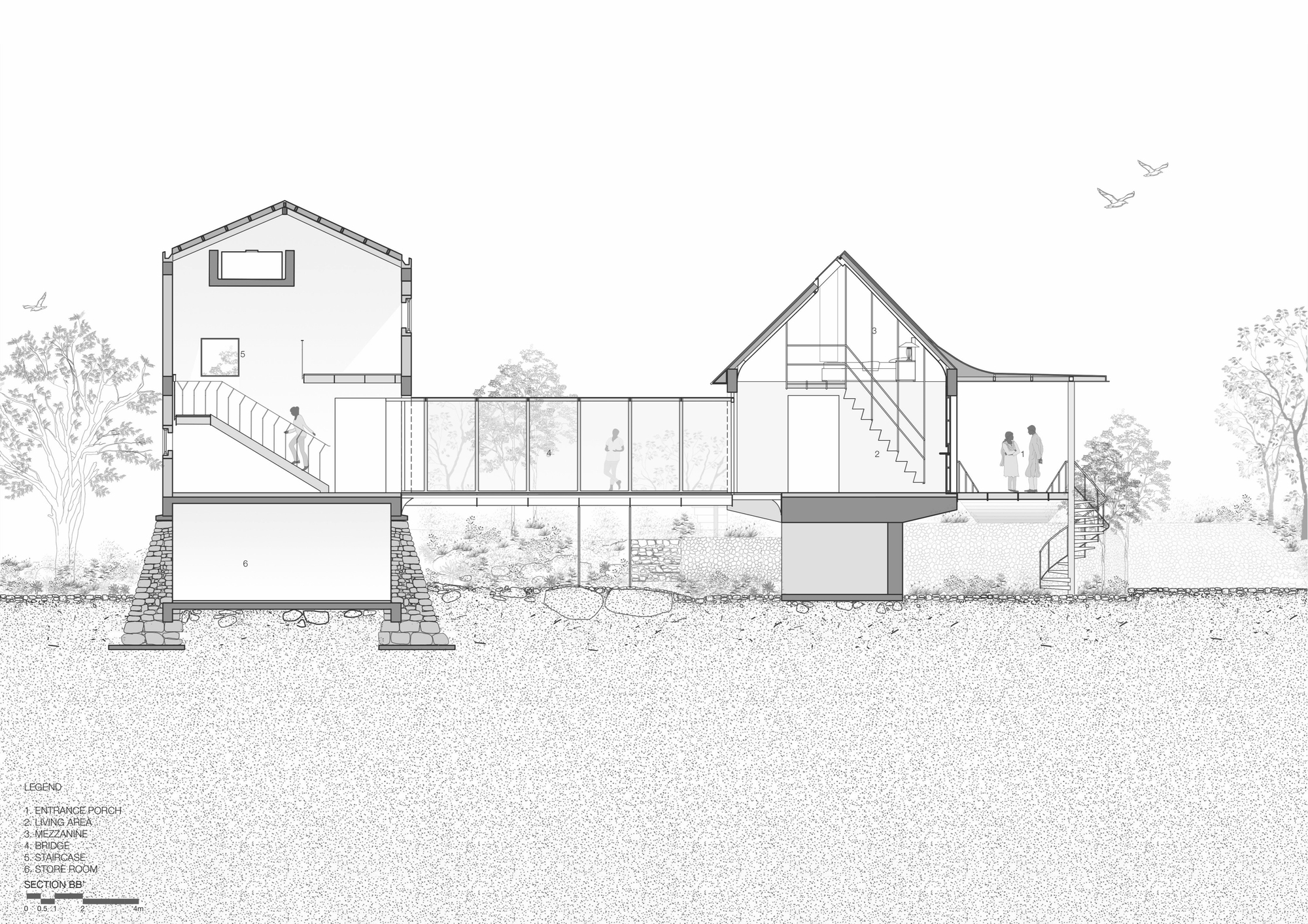 尼尔吉里的野草屋丨印度丨Mathew and Ghosh Architects-29