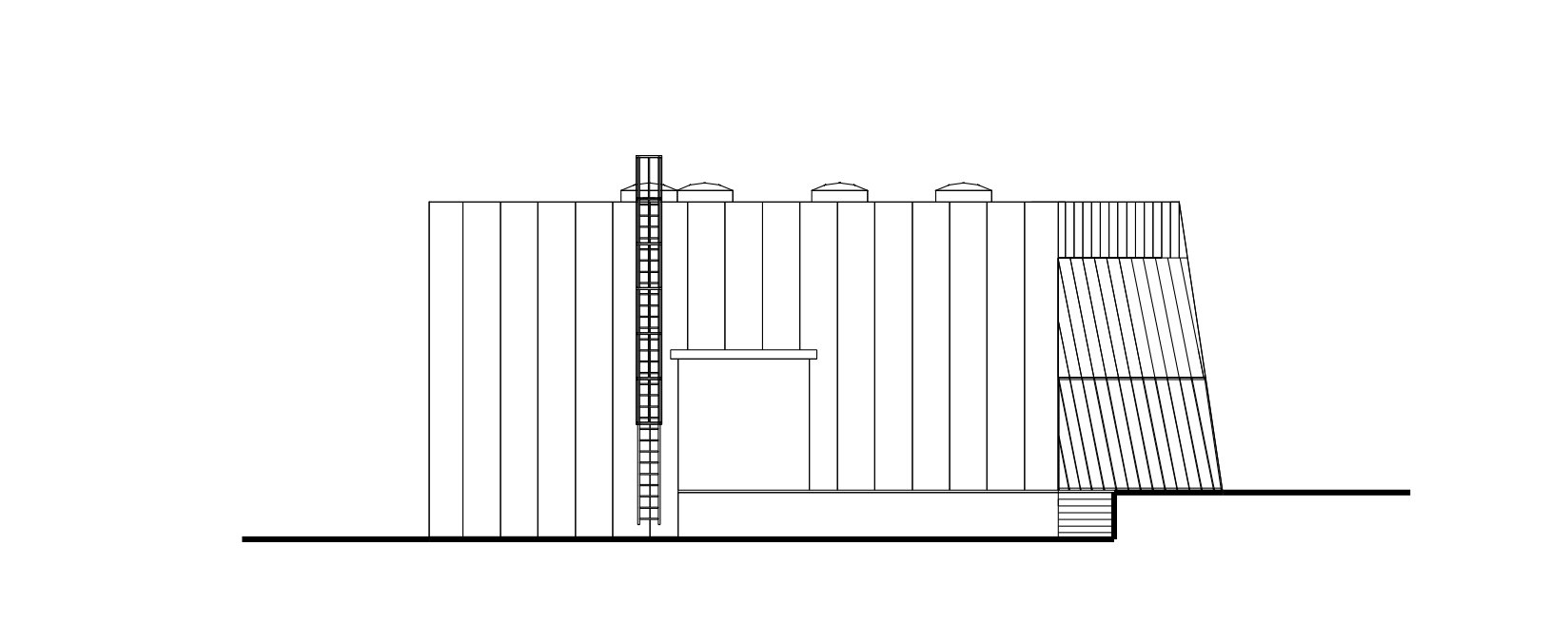 高速公路旁的透明办公建筑-24