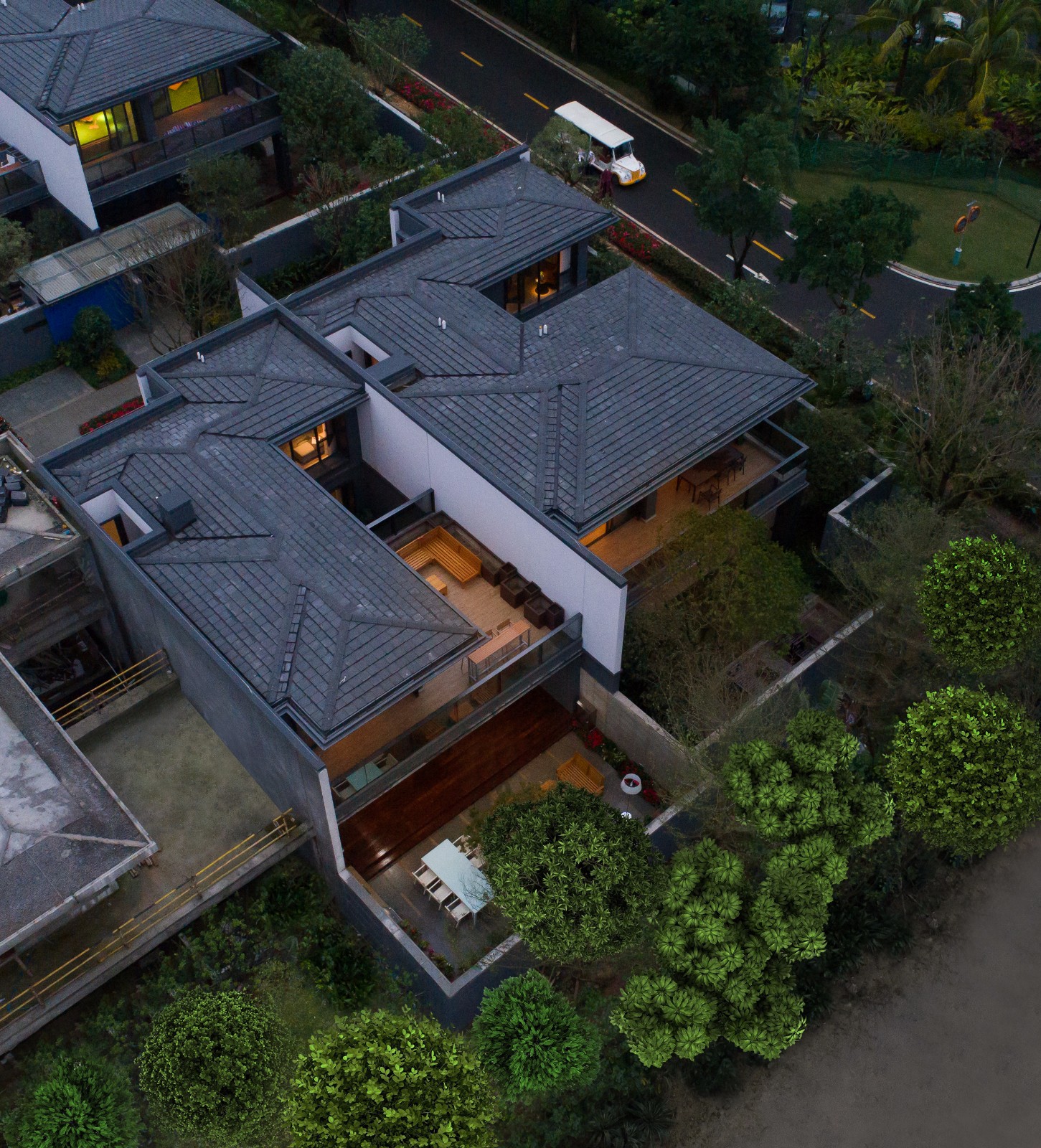 融创博鳌金湾三期C2别墅样板间  胡中维室内建筑设计-7