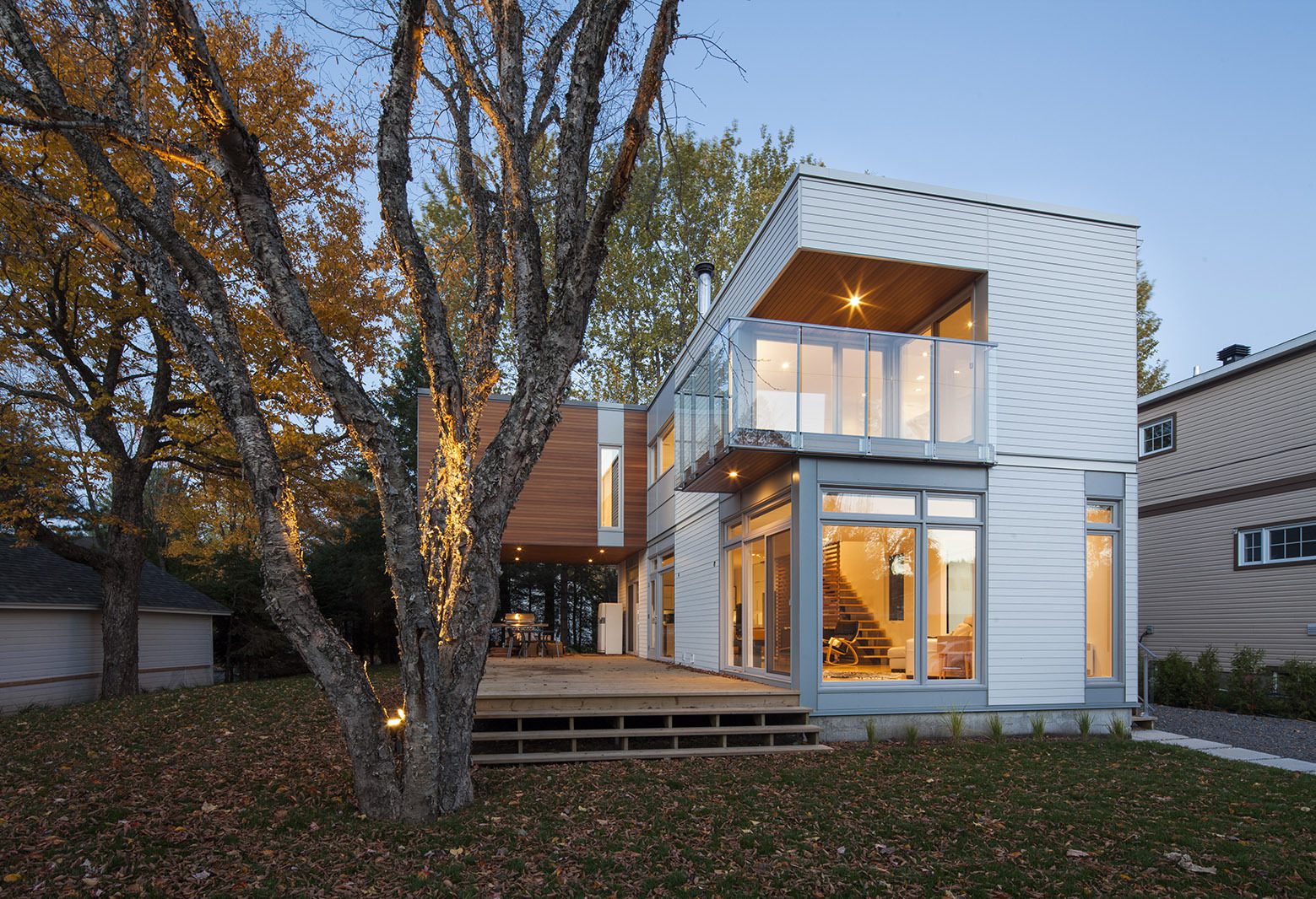 加拿大夏季别墅L型房子丨CCM2建筑事务所-22