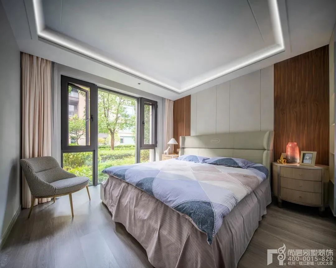 450㎡淡雅新中式别墅设计丨尚层别墅装饰-31