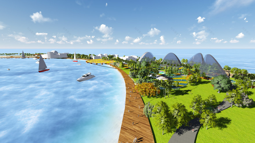 生态地平线度假村丨埃及丨开罗大学区域与城市规划学院城市设计系-36