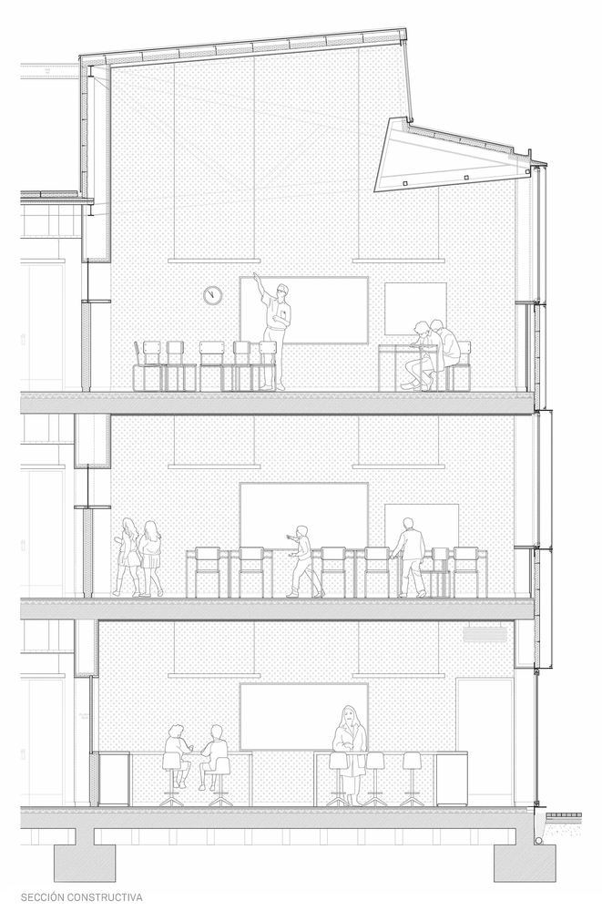 英伦风校园重塑丨西班牙马德里丨Rojo,FernándezShaw-49